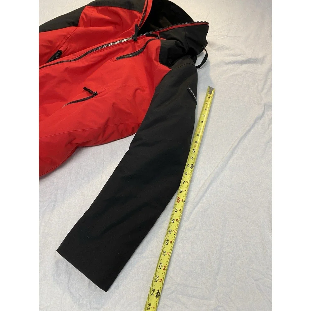 Calvin Klein 3-in-1‎ Jacket Red Black Hooded Coat Mens S Insulated